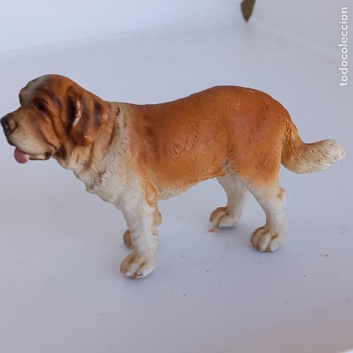Figuras de goma y PVC: SCHLEICH PERRO SAN BERNARDO 1994 - Foto 2