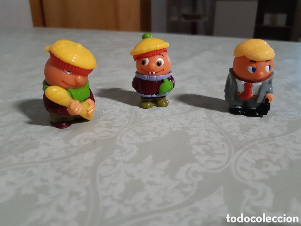 Figuras de goma Kinder: Figuras Kinder rubios cabezones - Foto 1