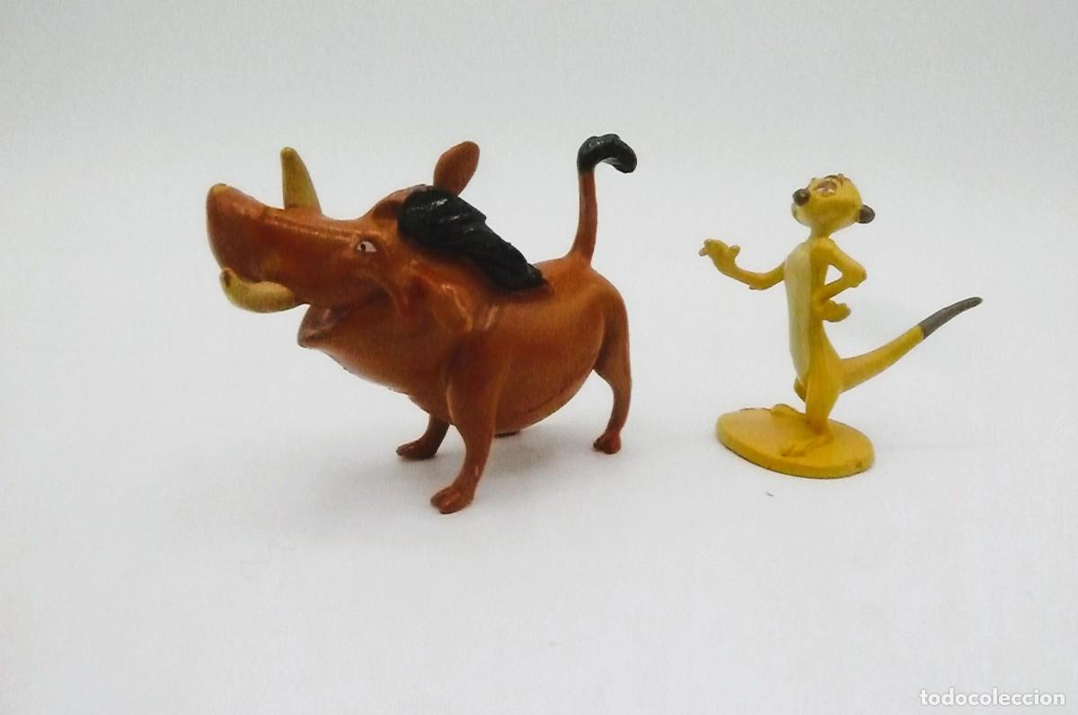 Figuras de goma y PVC: Timon y Pumba. El Rey Le&oacute;n, Disney - Foto 3