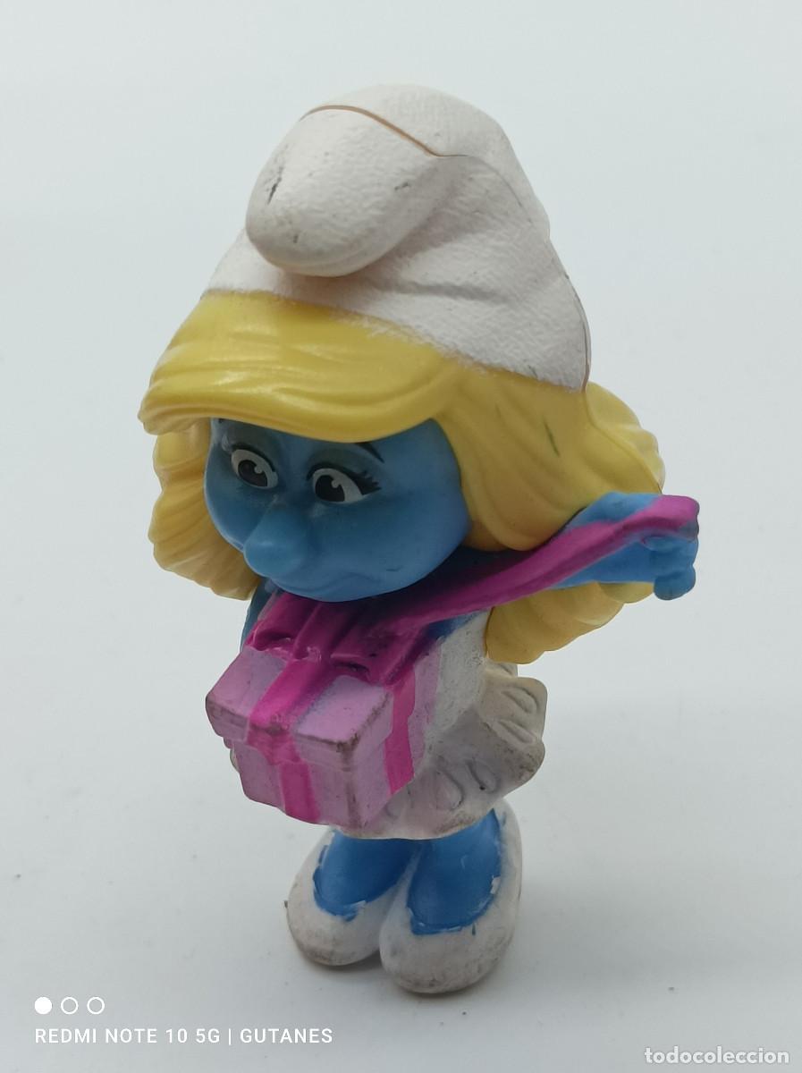 Figuras de goma y PVC: FIGURA Mc DONALDS PITUFINA - Foto 1