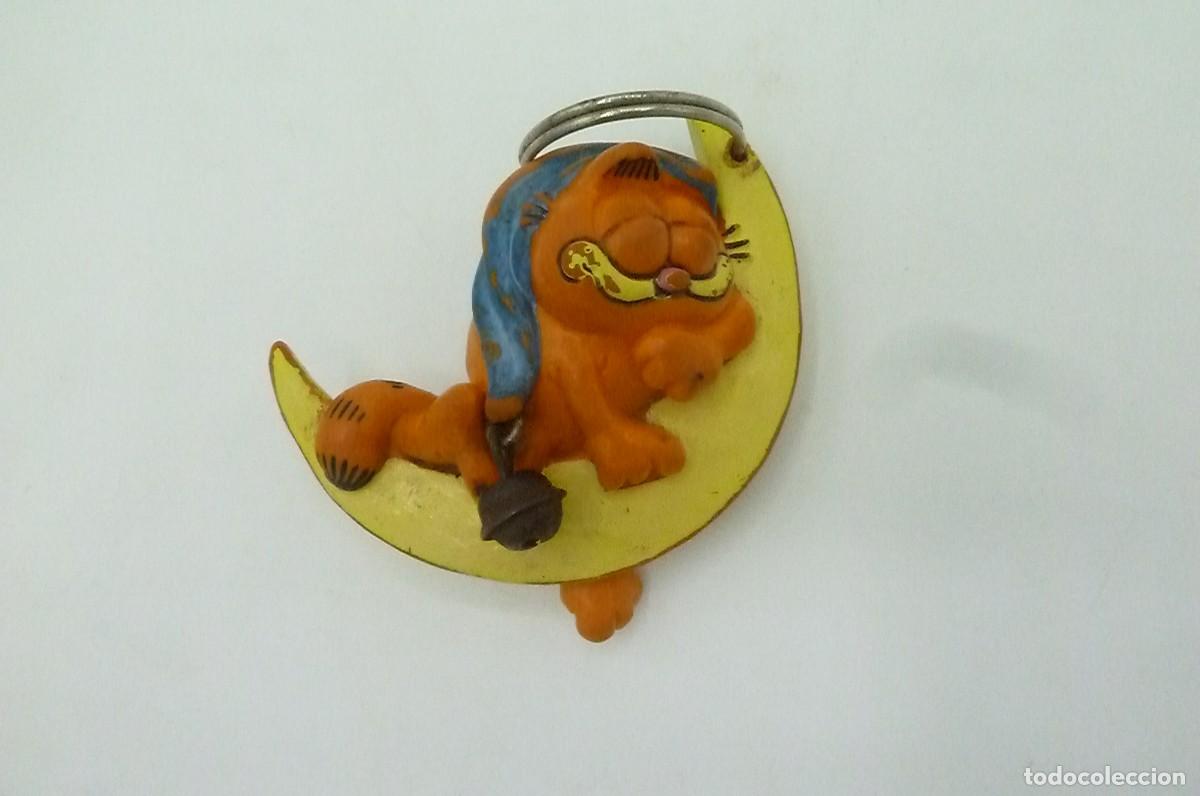 Figuras de goma y PVC: Garfield dormido en Luna. Bully 1981 - Foto 2