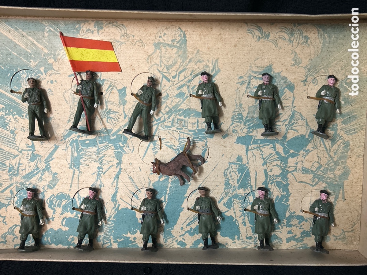 Figuras de goma y PVC: Pech, D&iacute;a D hora H, ej&eacute;rcito espa&ntilde;ol, - Foto 2