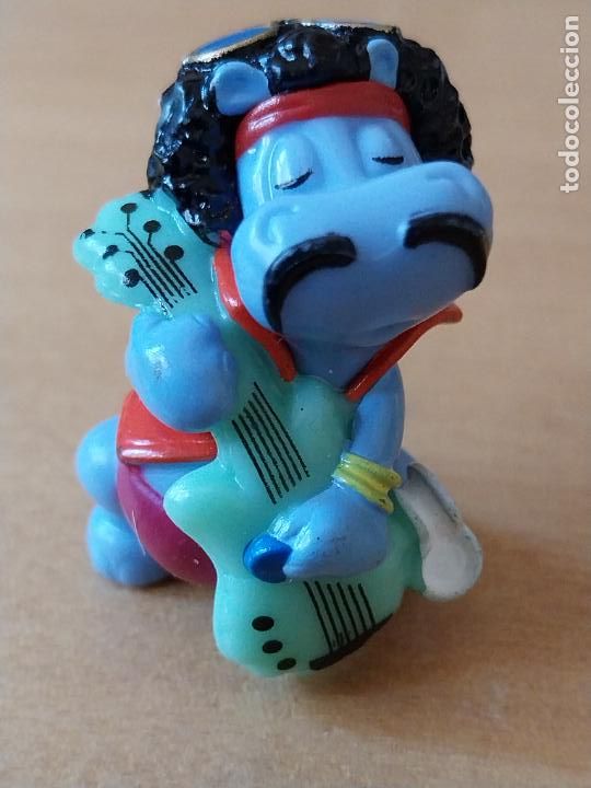 Figurines en Caoutchouc et PVC: HIPOPOTAMO HIPPY GUITARRA KINDER FIGURA PVC MONOBLOQUE 4CM APRX ALTO MPG D124