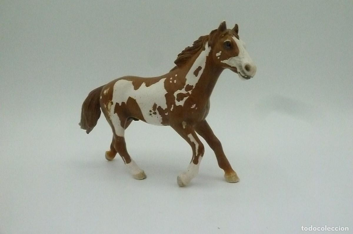 Figuras de goma y PVC: Caballo pinto. Schleich 2006 - Foto 2