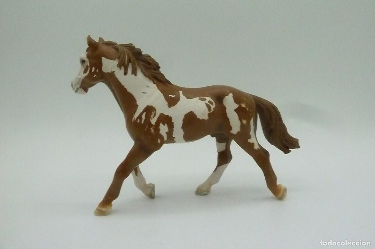 Figuras de goma y PVC: Caballo pinto. Schleich 2006 - Foto 3