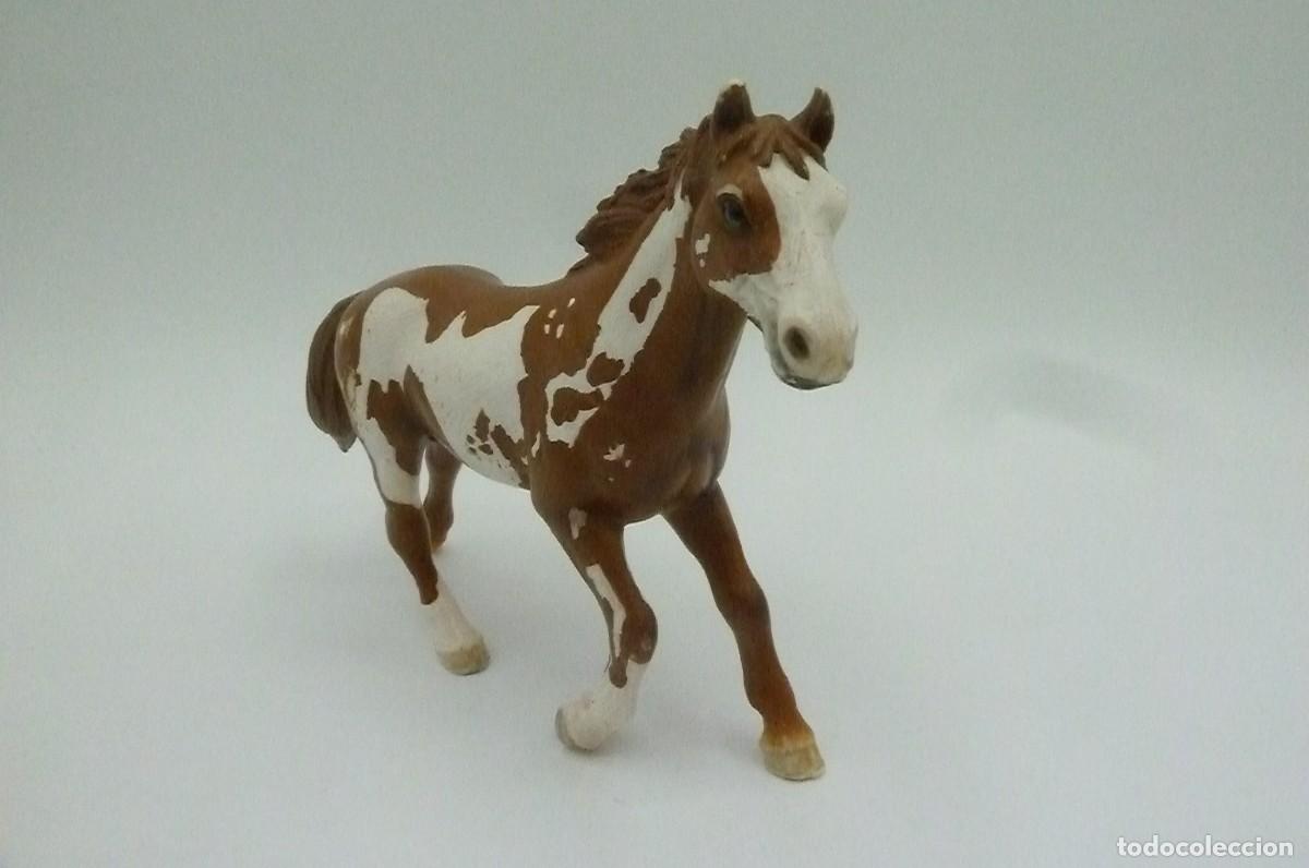 Figuras de goma y PVC: Caballo pinto. Schleich 2006 - Foto 1