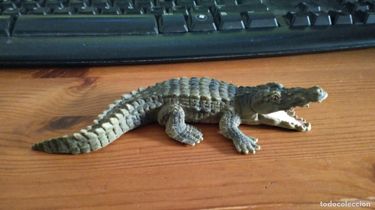 Figuras de goma y PVC: Figura cocodrilo Schleich - Foto 1