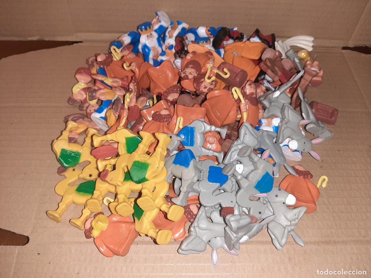 Figuras de goma y PVC: GRAN LOTE, MAS DE 100 FIGURAS DE MINILAND TOYS NI&Ntilde;O JES&Uacute;S, CAMELLOS, CAGANEN, REYES ETC.