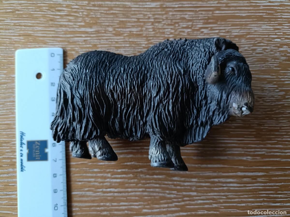 Figuras de goma y PVC: FIGURA B&Uacute;FALO SCHLEICH GERMANY 2003 - Foto 3
