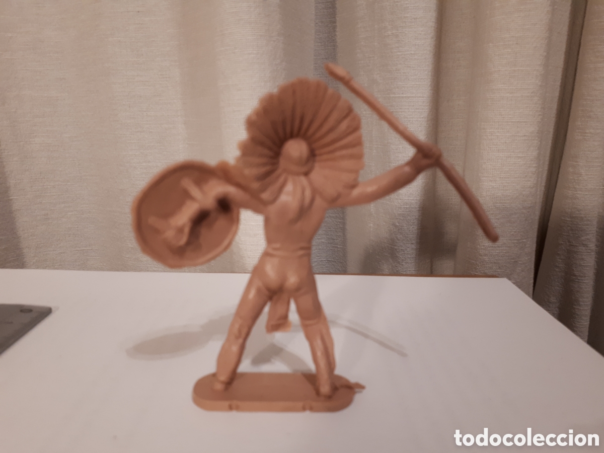 Figuras de goma y PVC: JEFE INDIO MARR&Oacute;N. SIN MARCA - Foto 2