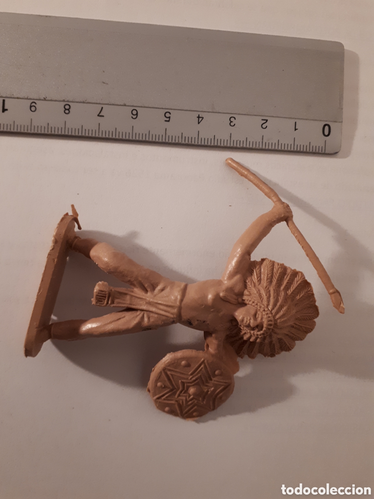Figuras de goma y PVC: JEFE INDIO MARR&Oacute;N. SIN MARCA - Foto 3