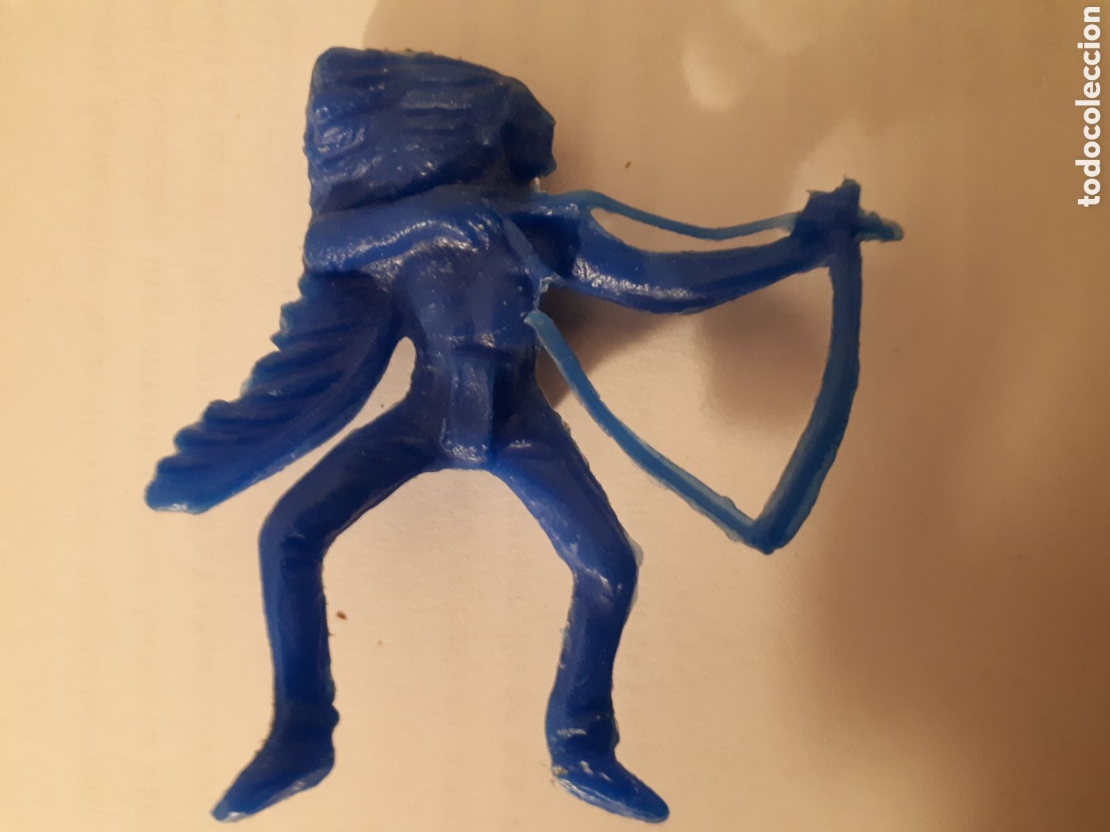 Figuras de goma y PVC: JEFE INDIO AZUL . SIN MARCA - Foto 1