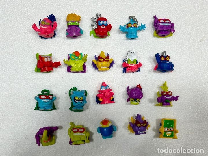 Figuras de Goma y PVC: 20x SUPERZINGS DIFERENTES-MU&Ntilde;ECOS GOMA MBIT-S&Uacute;PER ZINGS-SUPERTHINGS-THINGS ZOMLINGS R14