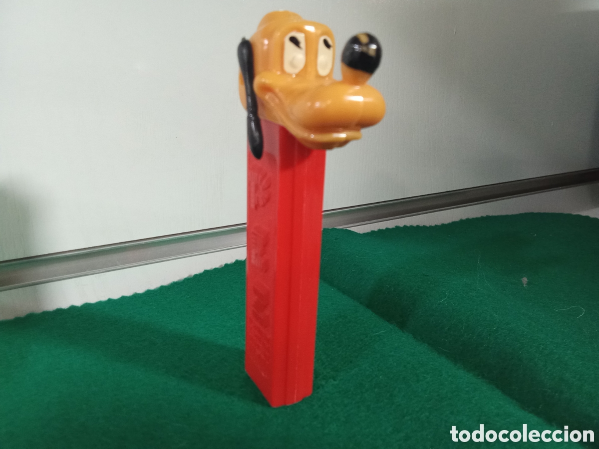 Figuras de goma y PVC dispensador PEZ: PEZ DE PLUTO MADE IN AUSTRIA - Foto 1