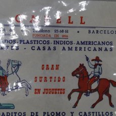 Figuras de Goma y PVC: ETIQUETA PAPEL, ORIGINAL DE CAPELL