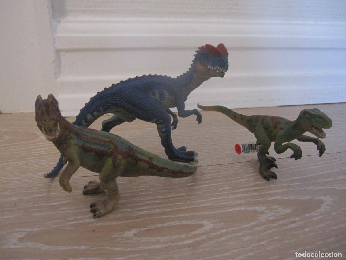 Figuras de goma y PVC: 3 DINOSAURIOS SCHLEICH - Foto 1