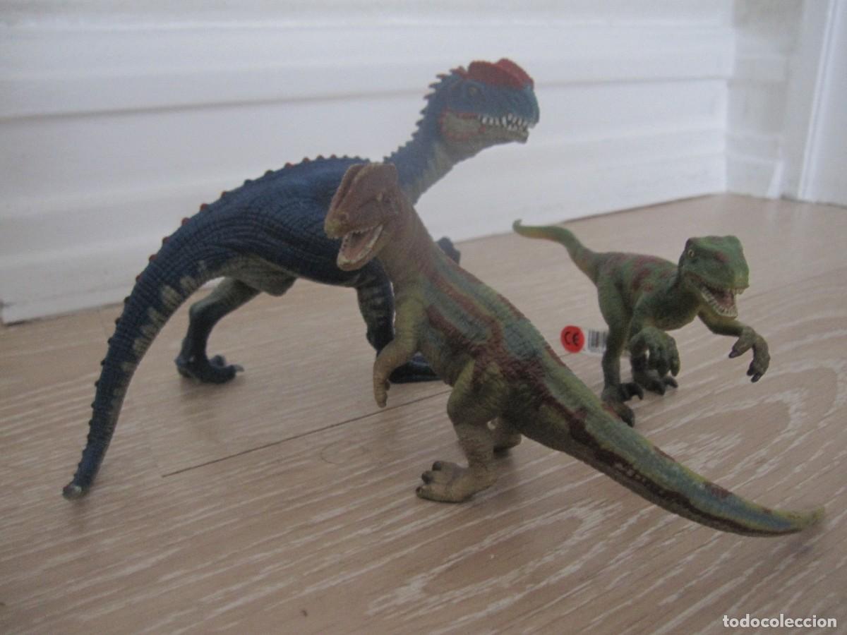 Figuras de goma y PVC: 3 DINOSAURIOS SCHLEICH - Foto 2