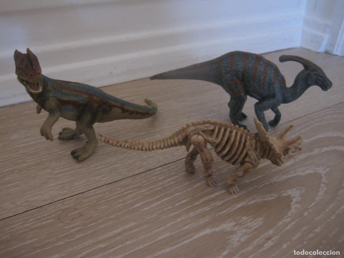 Figuras de goma y PVC: 3 DINOSAURIOS SCHLEICH, MOJO, SH - Foto 1