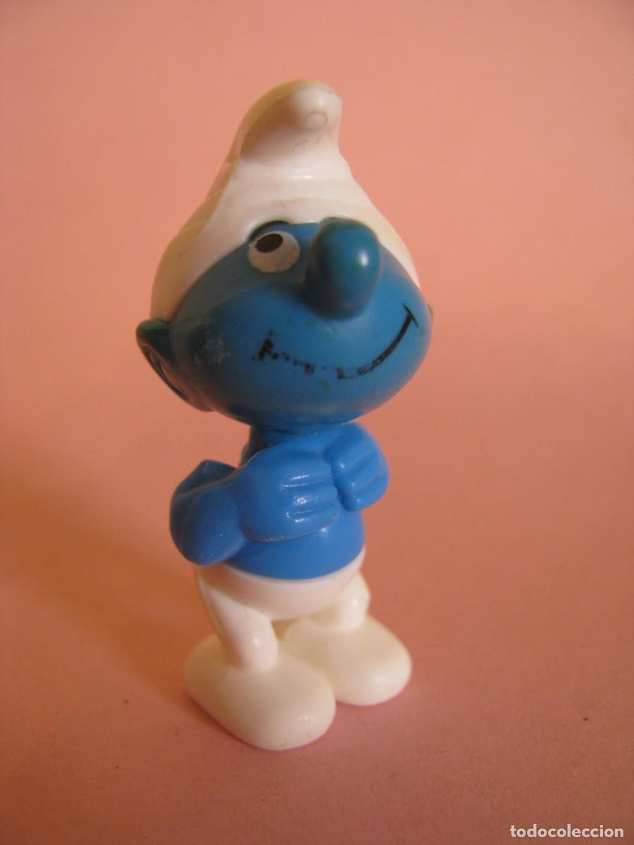 Figuras de goma Kinder: FIGURA DE KINDER. PITUFO. - Foto 1