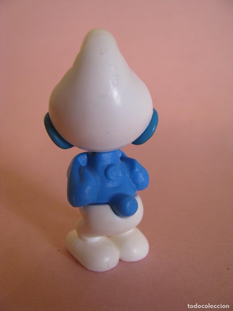 Figuras de goma Kinder: FIGURA DE KINDER. PITUFO. - Foto 2