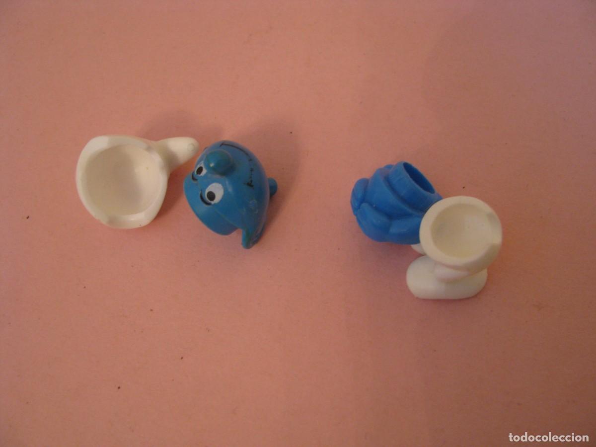 Figuras de goma Kinder: FIGURA DE KINDER. PITUFO. - Foto 3