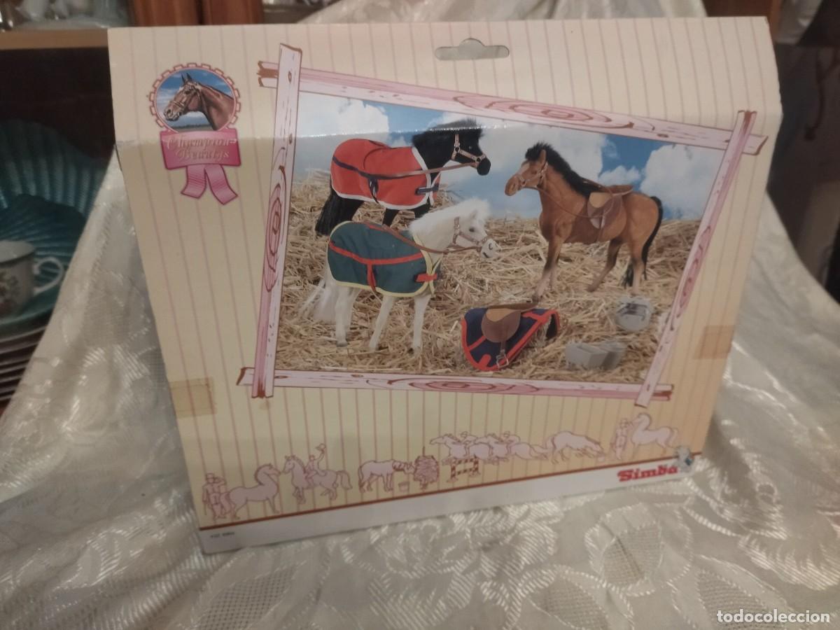 Figuras de goma y PVC: Caballo simba con accesorios. - Foto 9