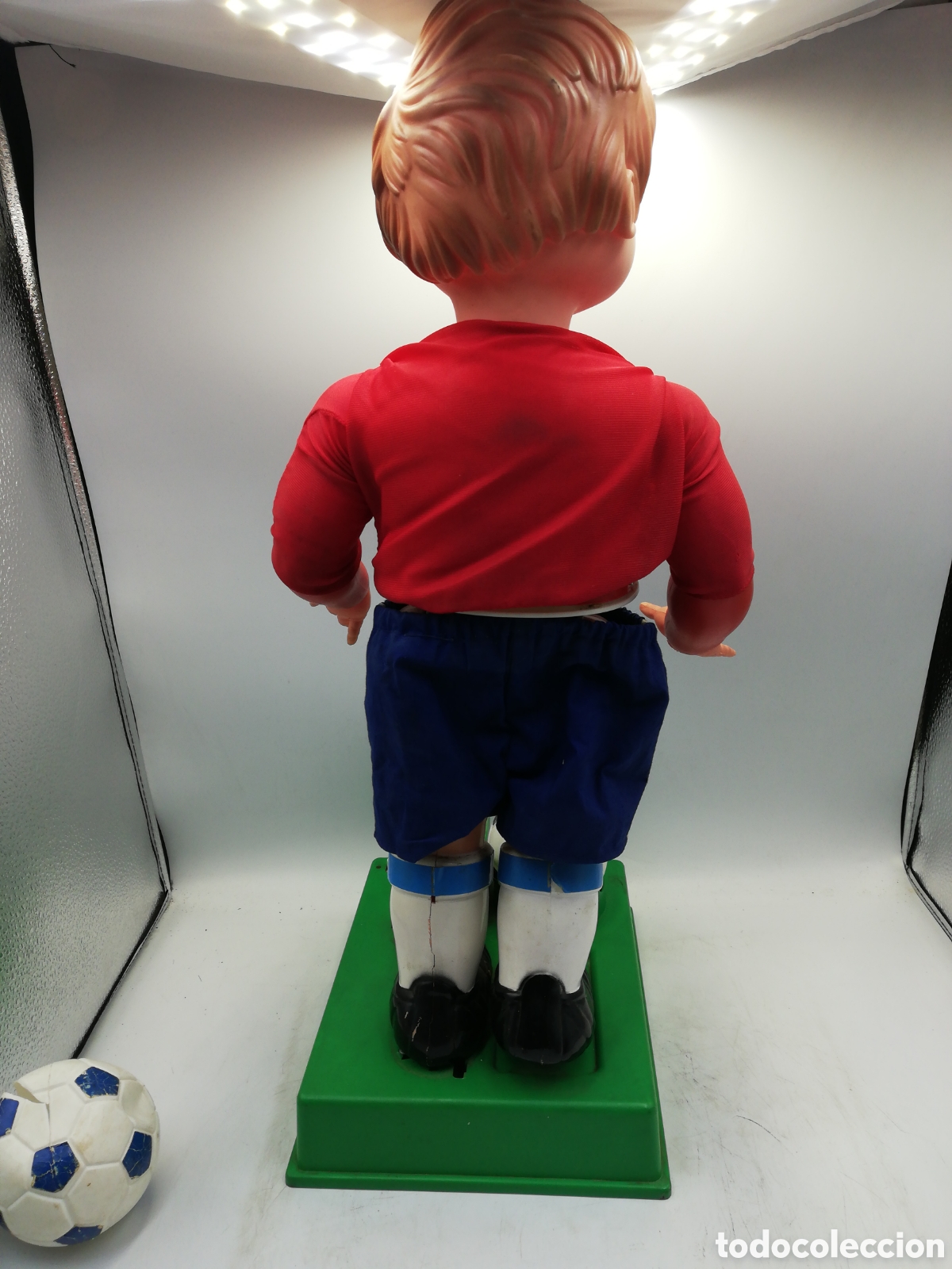 Figuras de goma y PVC: Mu&ntilde;eco chuta balones. - Foto 8