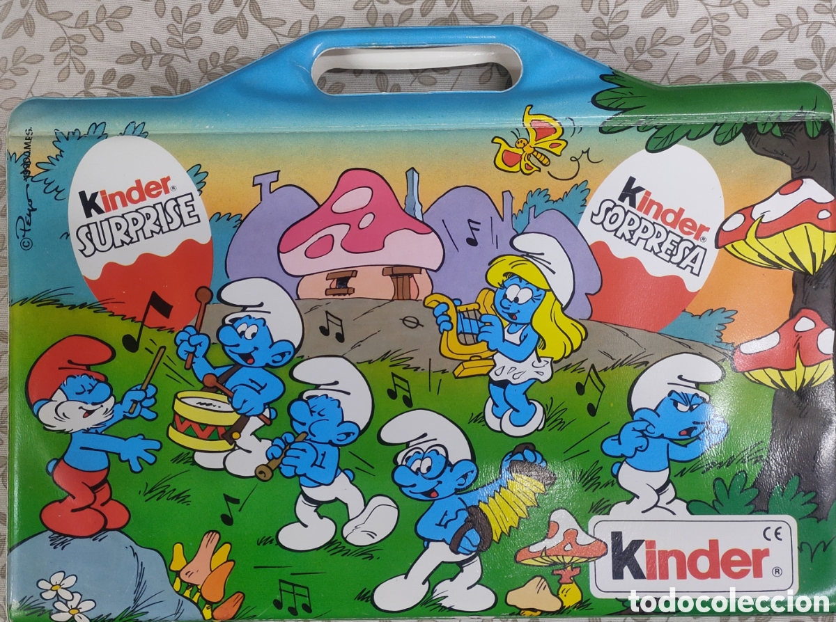 Figuras de Goma y PVC: Pitufos Kinder Surprise