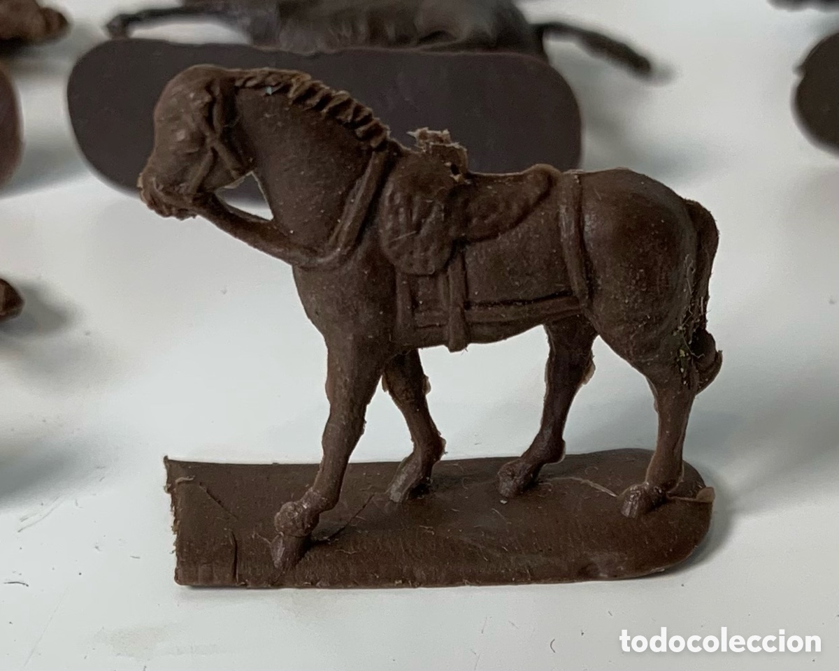 Figuras de goma y PVC: 01_Lote caballos tipo Comansi - Foto 5