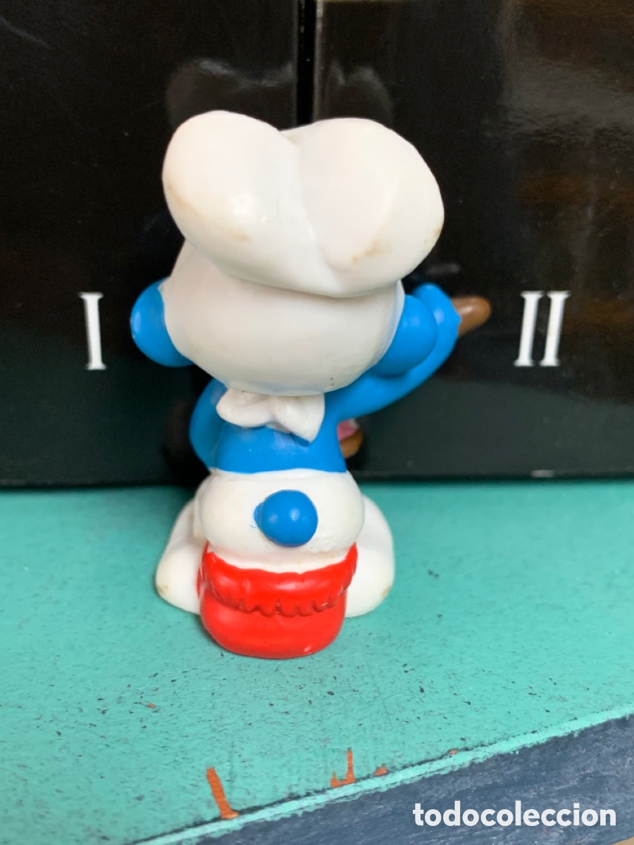 Figuras de goma y PVC: &bull;Pitufo pasteleros peyo 1992 - Foto 2