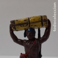 Figuras de Goma y PVC: PORTEADOR AFRICANO. REALIZADO POR MAIRZA . SERIE SAFARI . ORIGINAL AÑOS 50 EN GOMA