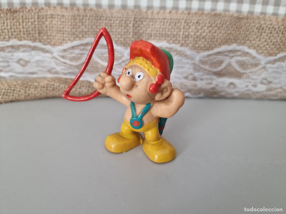 Figuras de goma y PVC: ANTIGUO PITUFO ROMANO - Foto 1