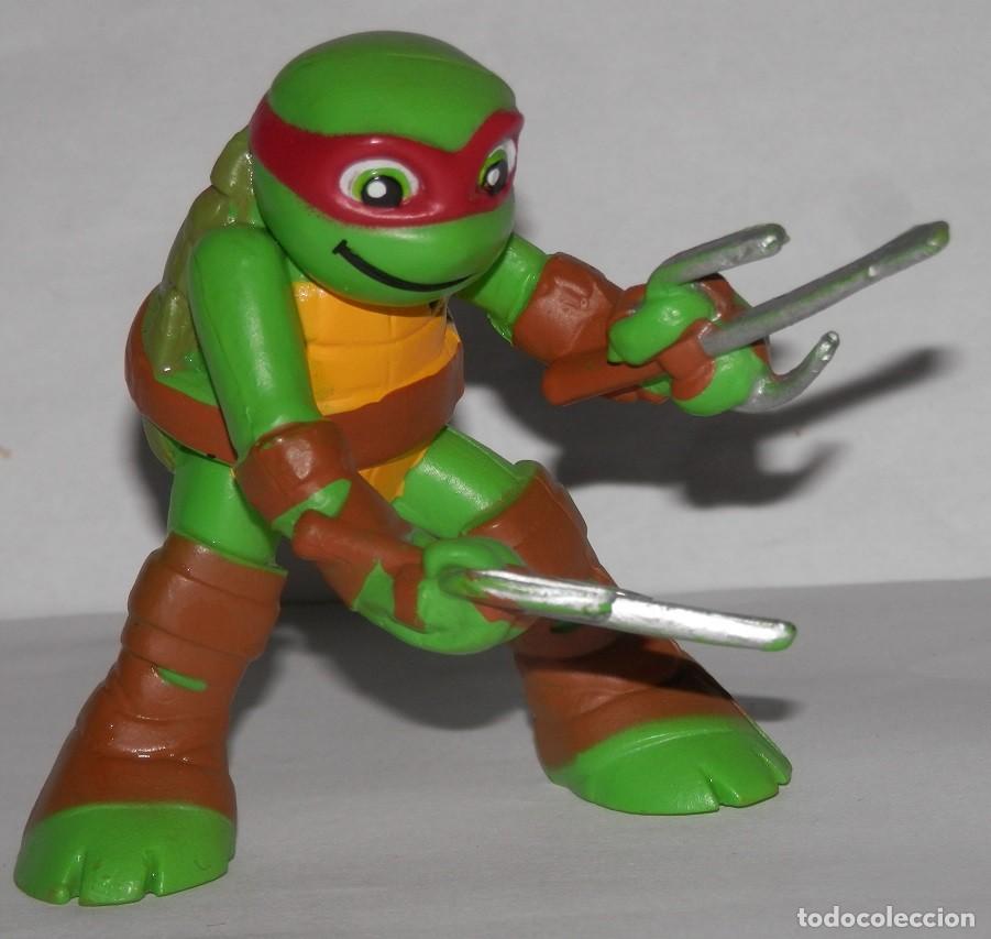 Figuras de goma y PVC: FIGURA TORTUGA NINJA DE LA COMANSI - Foto 1