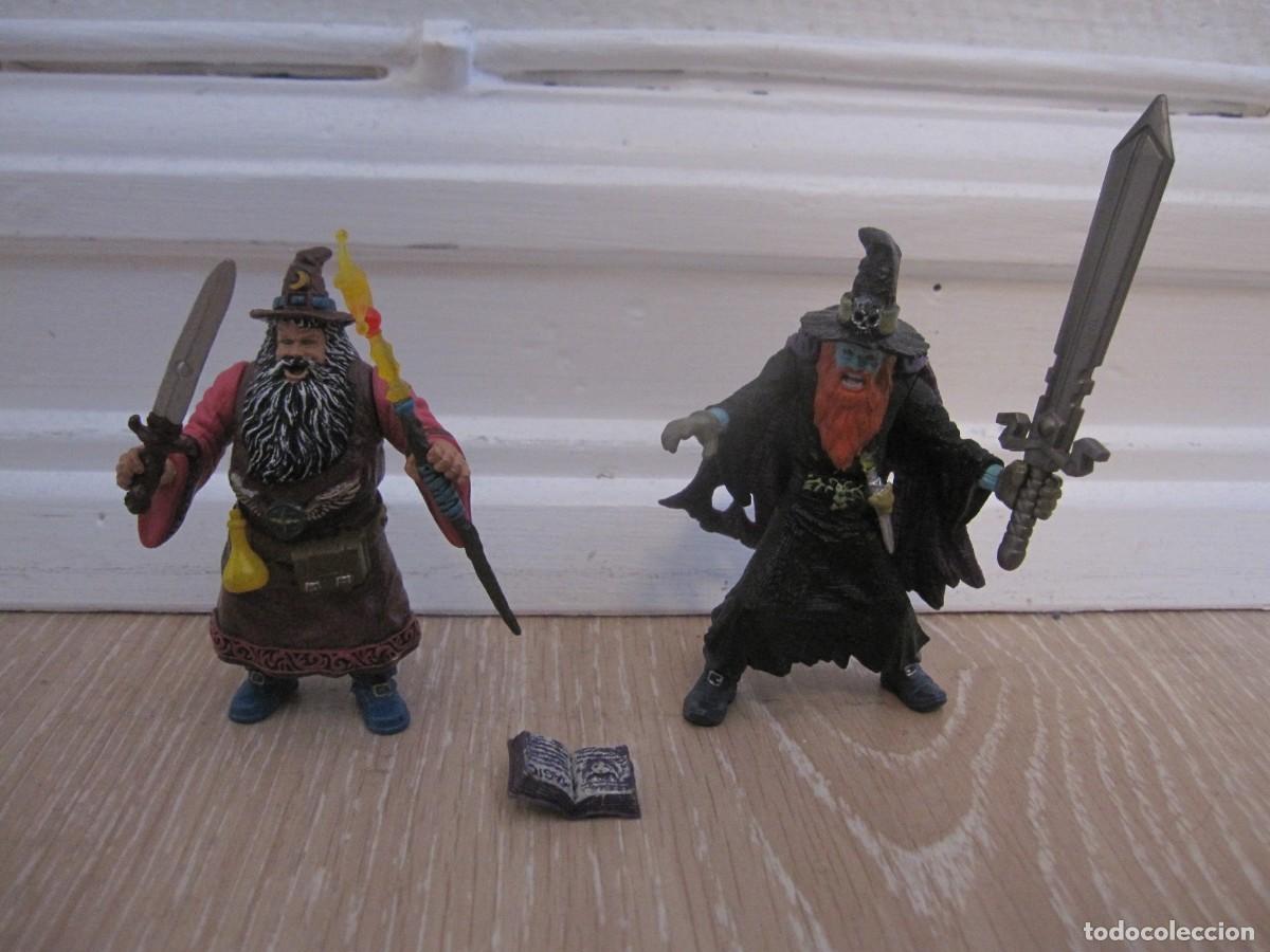 Figuras de Goma y PVC: 2 DRUIDAS MAGOS CHAP MEI