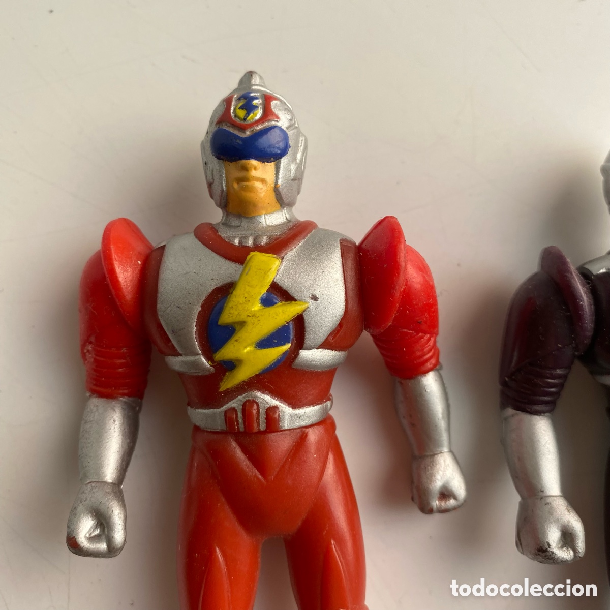 Figuras de goma y PVC: Lote figuras mu&ntilde;ecos Mega Power Fighter - Foto 3