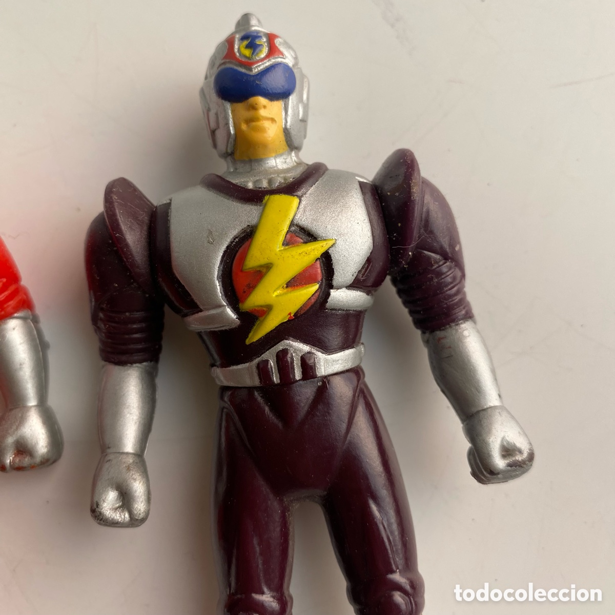 Figuras de goma y PVC: Lote figuras mu&ntilde;ecos Mega Power Fighter - Foto 4