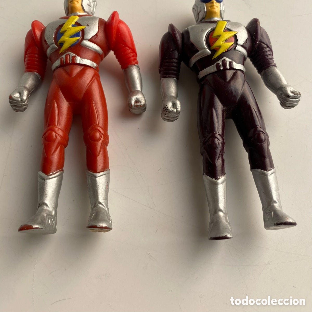 Figuras de goma y PVC: Lote figuras mu&ntilde;ecos Mega Power Fighter - Foto 5