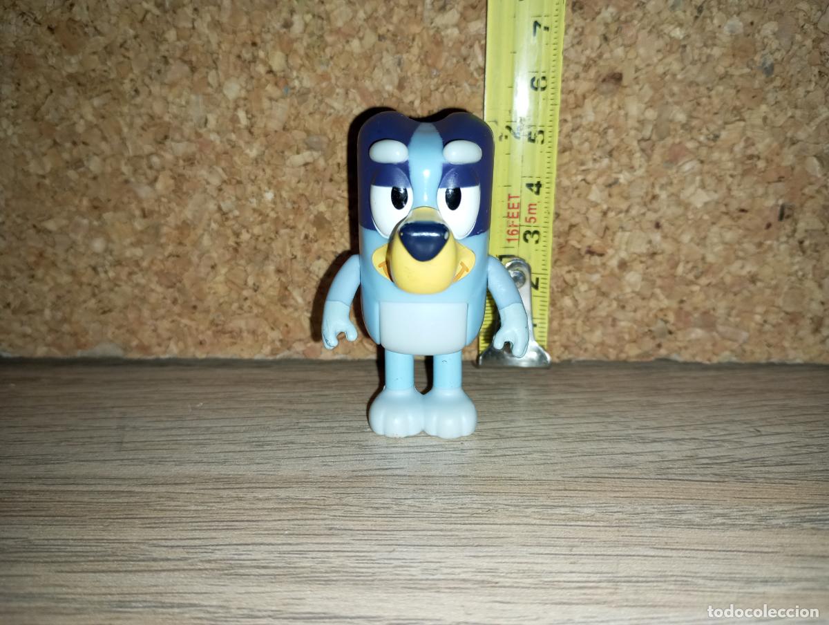 Rubber and PVC Figures: Mu&ntilde;eco figura Papa perro bluey dibujos animados