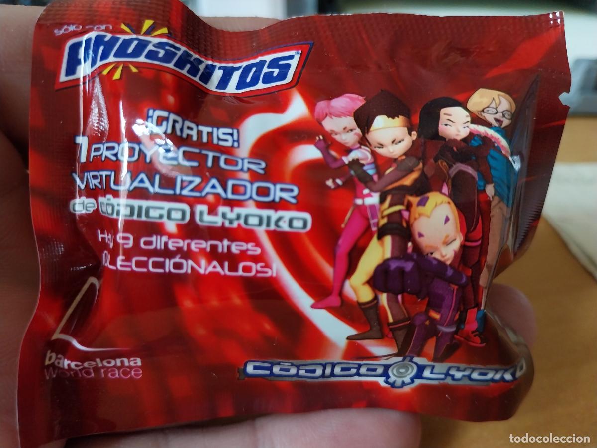 Figuras de Goma y PVC: PHOSKITOS C&Oacute;DIGO LYOKO PROYECTOR VIRTUALIZADOR PROMOCIONAL PASTELITOS EN BLISTER SIN ABRIR 2007