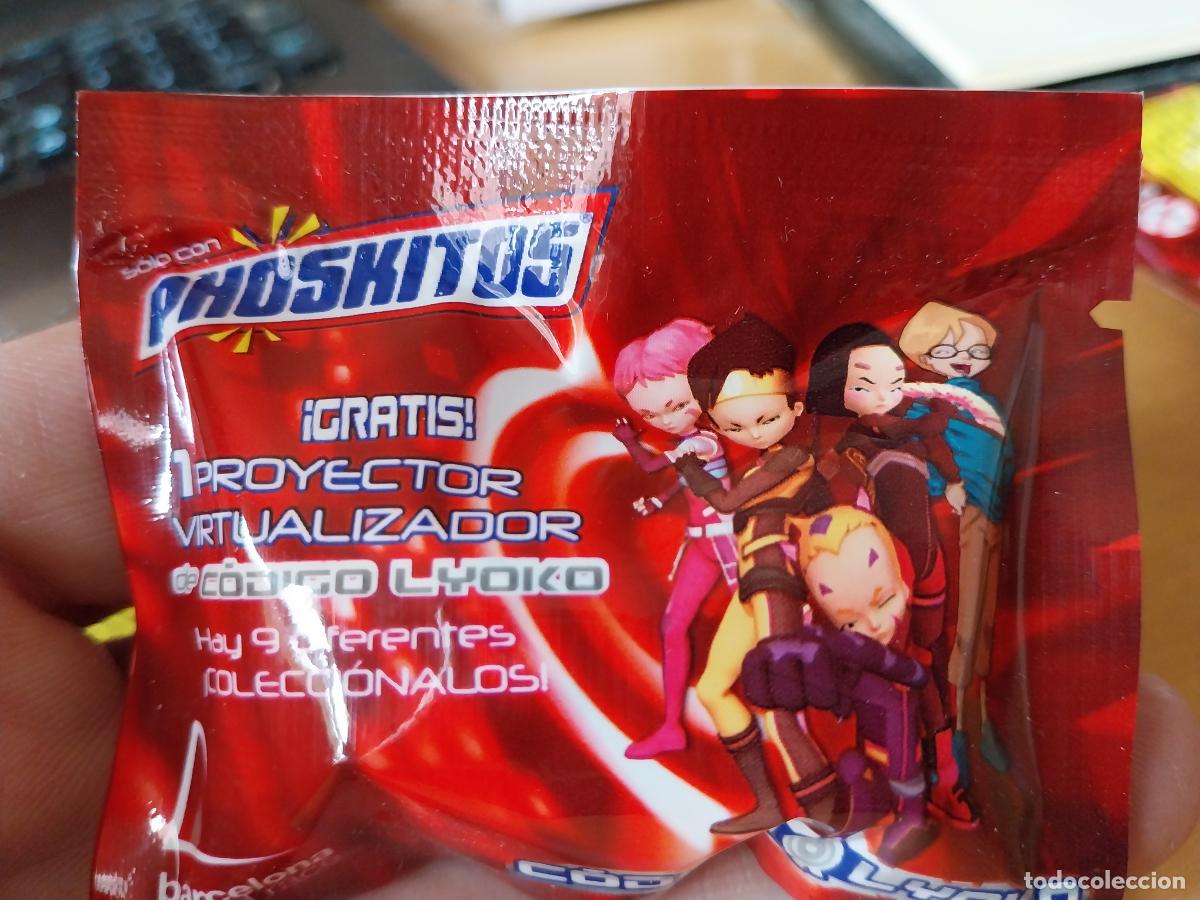 Figuras de Goma y PVC: PHOSKITOS C&Oacute;DIGO LYOKO PROYECTOR VIRTUALIZADOR *** PROMOCIONAL PASTELITOS EN BLISTER SIN ABRIR 2007