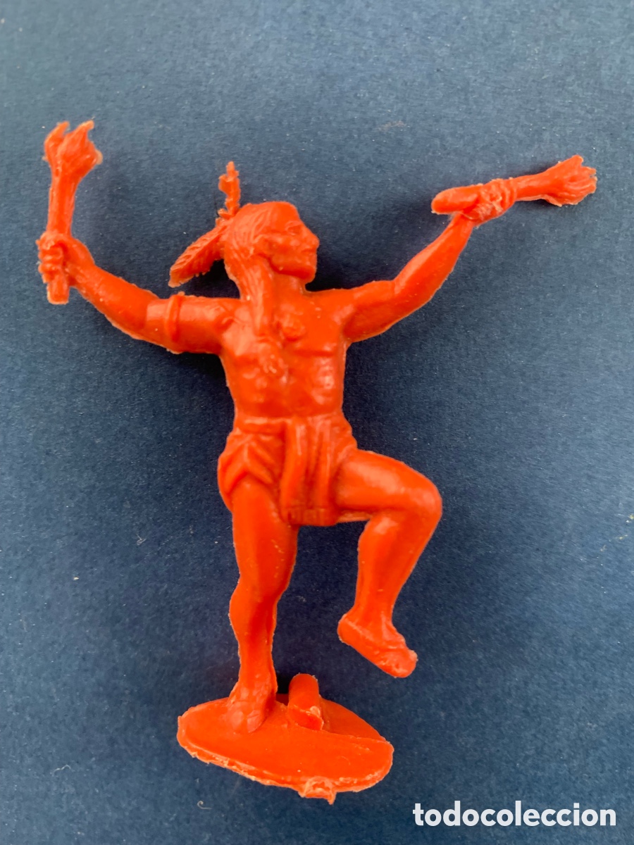 Figuras de goma y PVC: Indio reamsa gomarsa 6cm - Foto 1