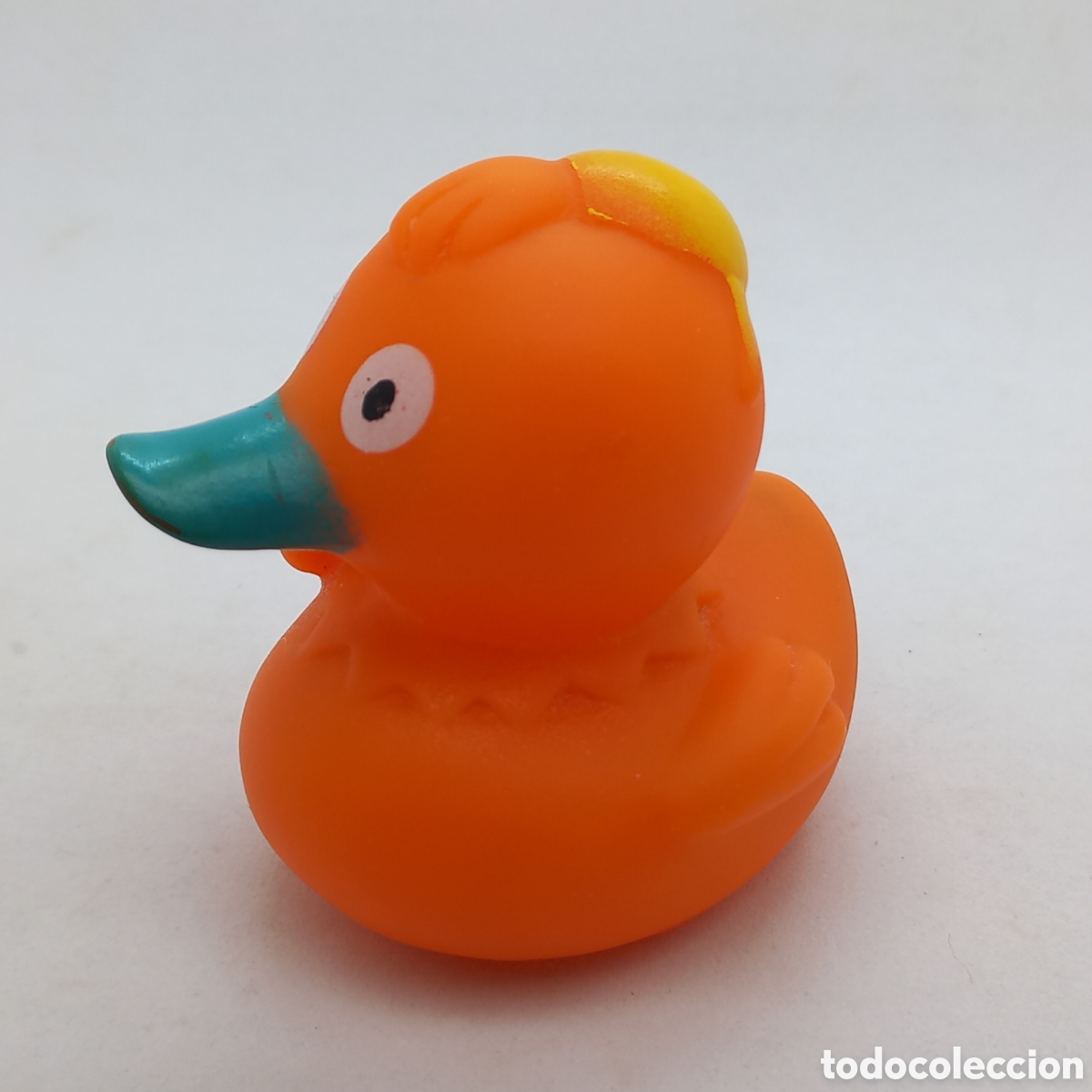 Figuras de goma y PVC: Patito naranja - Foto 2