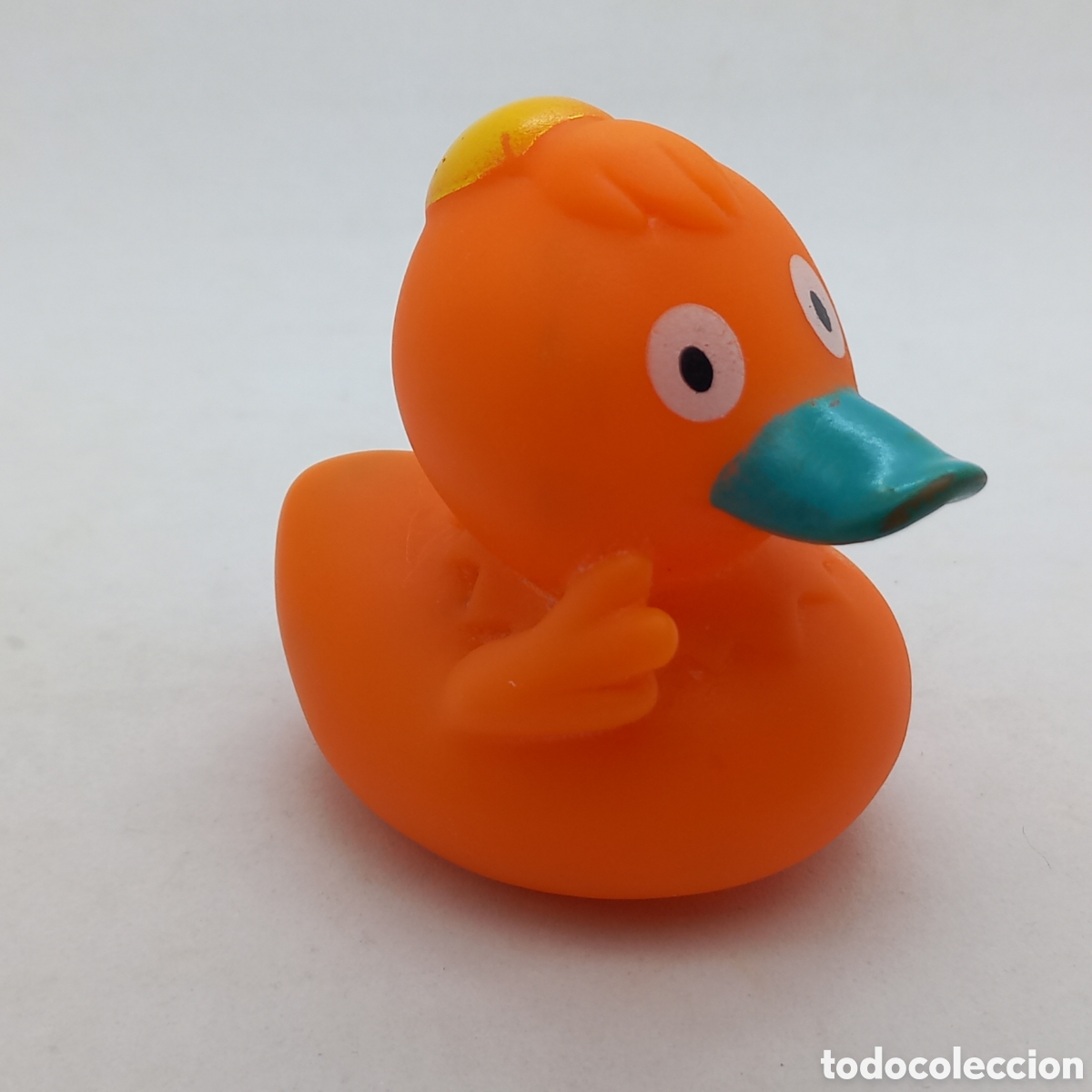 Figuras de goma y PVC: Patito naranja - Foto 1