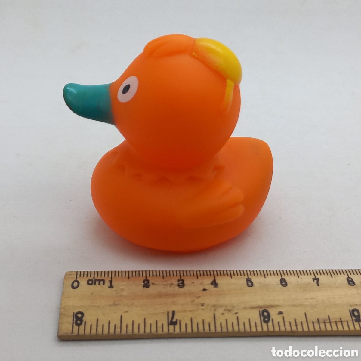 Figuras de goma y PVC: Patito naranja - Foto 3