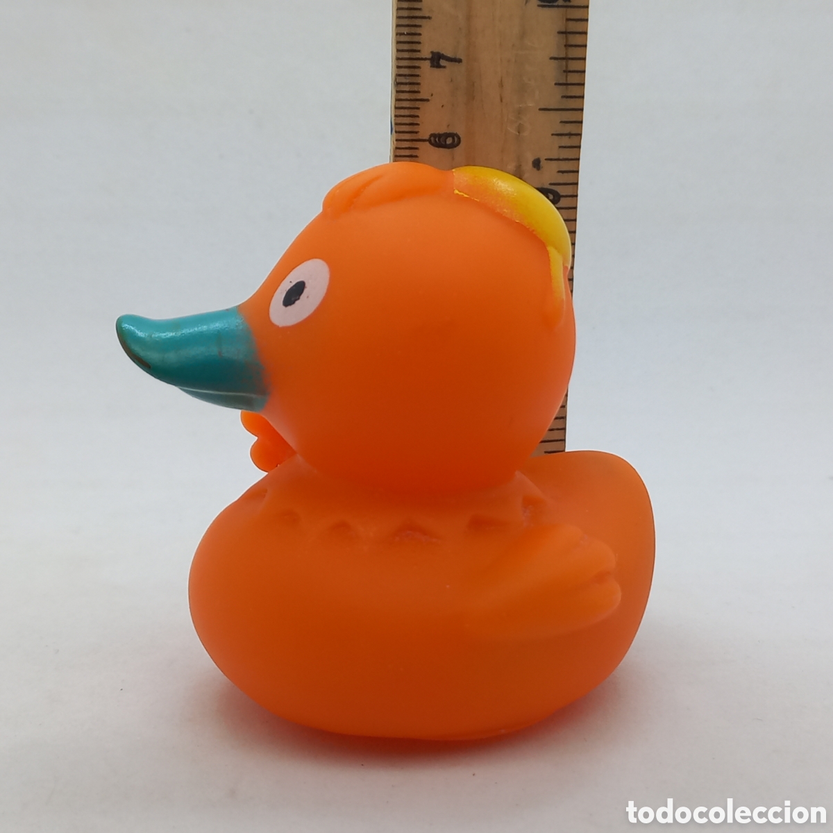 Figuras de goma y PVC: Patito naranja - Foto 4