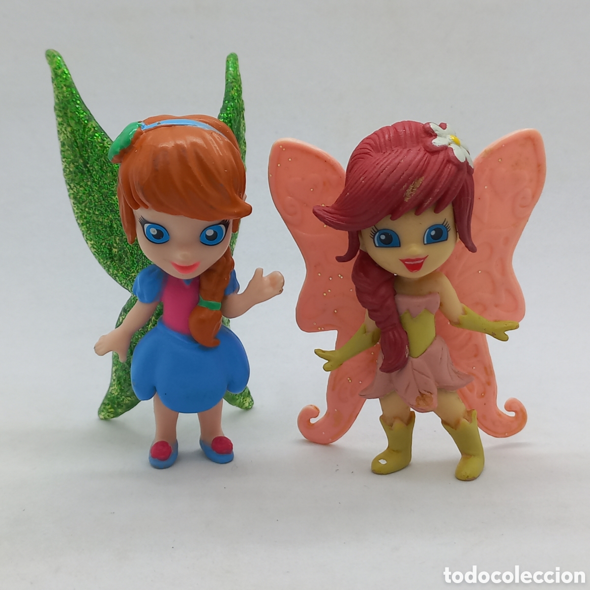 Figuras de goma y PVC: Lote de 2 Hadas - Foto 1