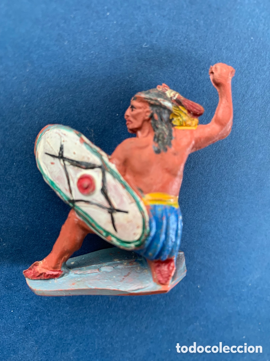 Figuras de goma y PVC: Indio Pech Hnos goma - Foto 2