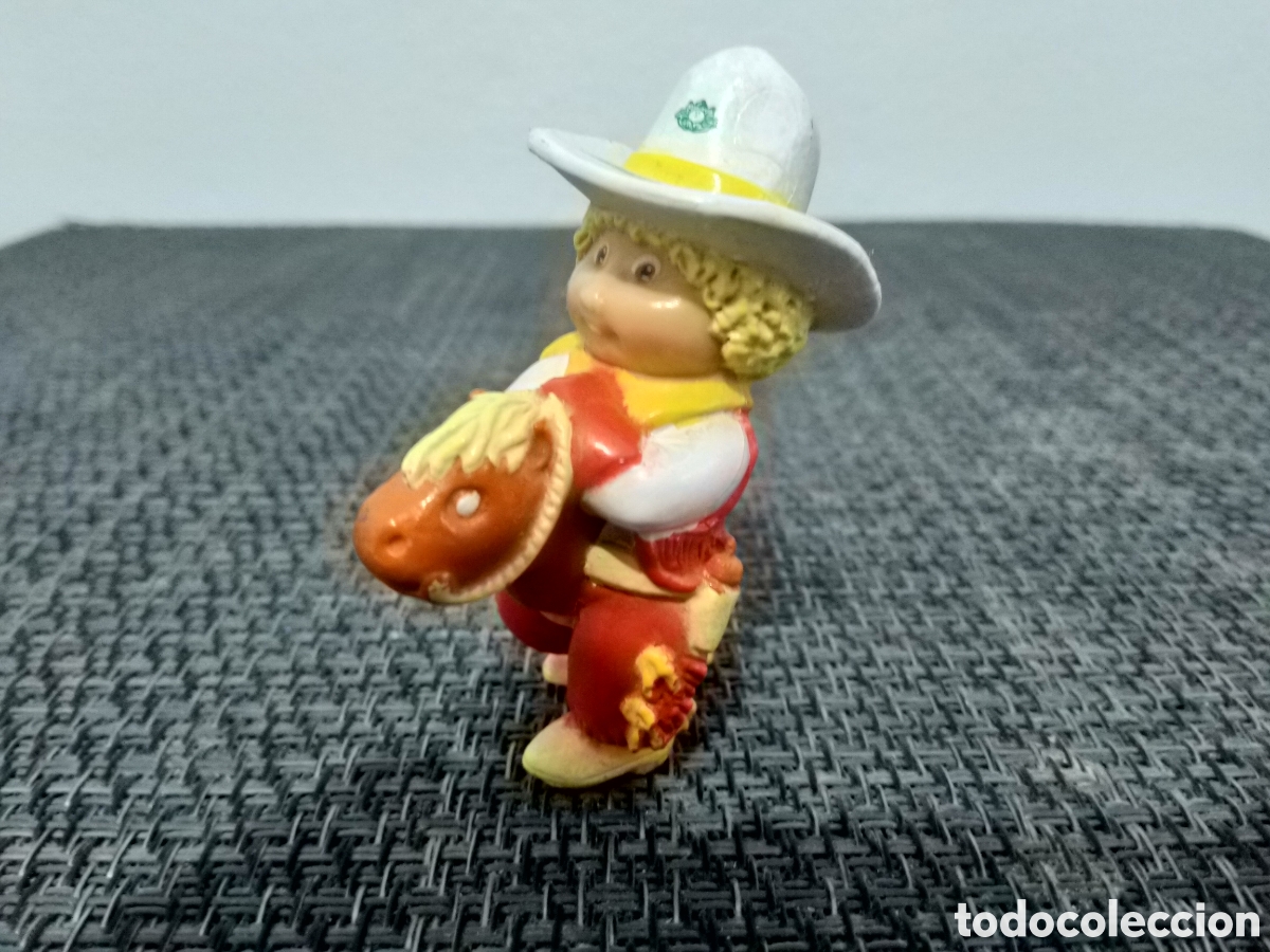 Figuras de goma y PVC: FIGURA PVC MU&Ntilde;ECA REPOLLO GARBAGE PATCH KIDS A&Ntilde;OS 80 COWBOY JINETE VAQUERA CABALLO 1984