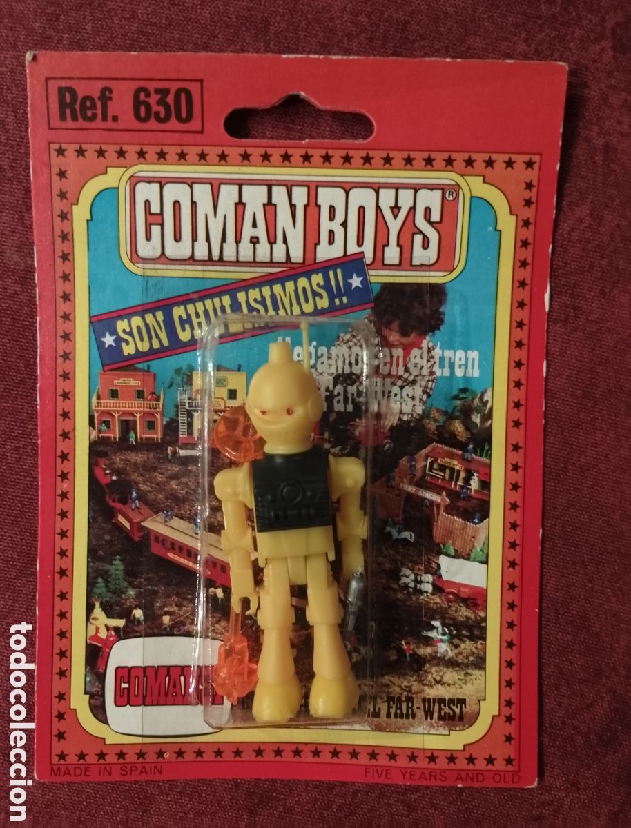 Figuras de goma y PVC: Coman Boys. Robot. Sin abrir - Foto 1