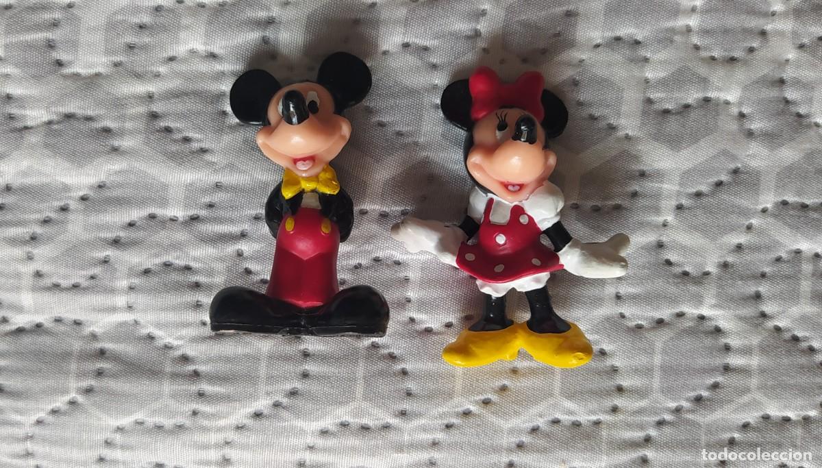 Figuras de goma y PVC: MICKEY MOUSE Y MINNIE MOUSE PVC BULLY - Foto 1